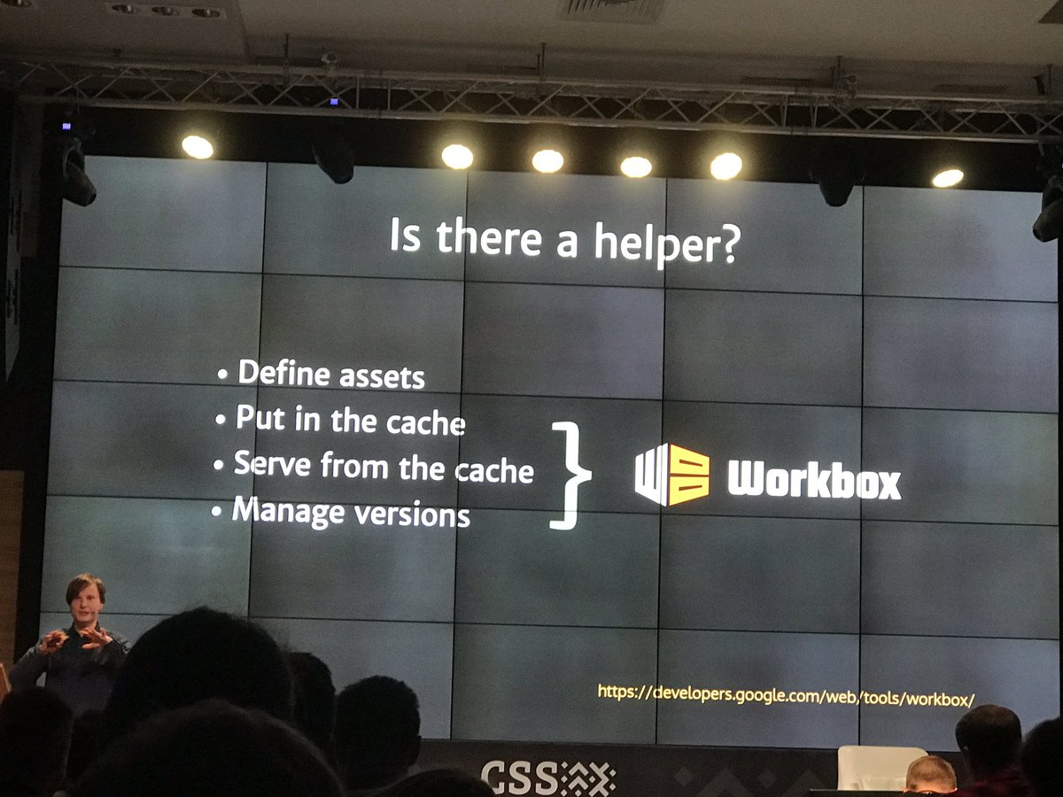 Lik04ka's tweet image. Maxim advices to use @workboxjs for cache assets in #PWA @CSS_Minsk_JS #CSSMinskJS #JavaScript @webmaxru #Workbox