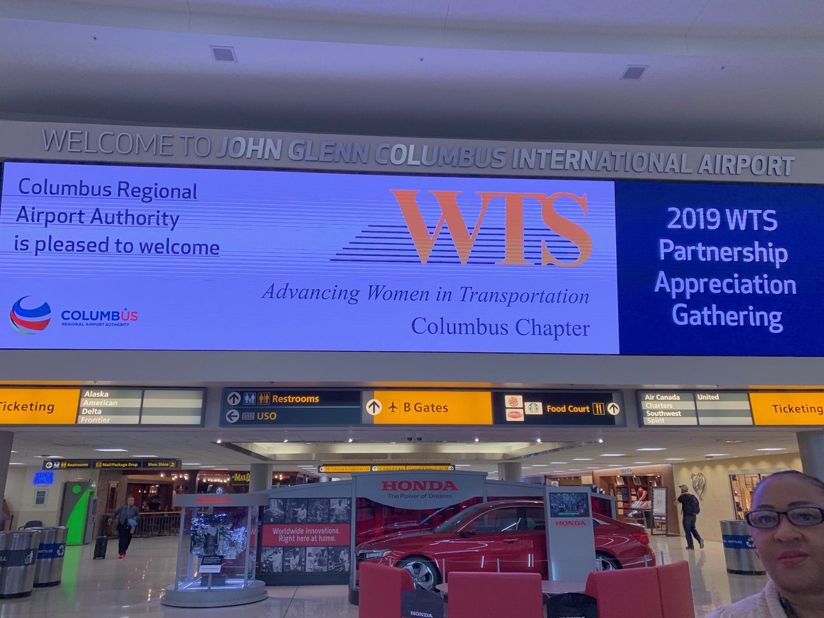 MarieKeister's tweet photo. Thank you, @columbusairport for the great @WTSColumbus event. You made us all feel so welcome. #SmartMobility, #columbusway https://t.co/k1UJd52OoQ