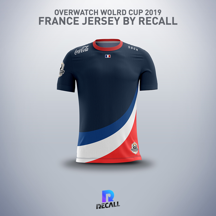 Recall_GG's tweet photo. 🔁  RT pour notre version du maillot @avecle6 🇫🇷

💙  Like pour la version officielle 😝

#avecle6 #OWWC2019 https://t.co/Gpdg6uPPRi