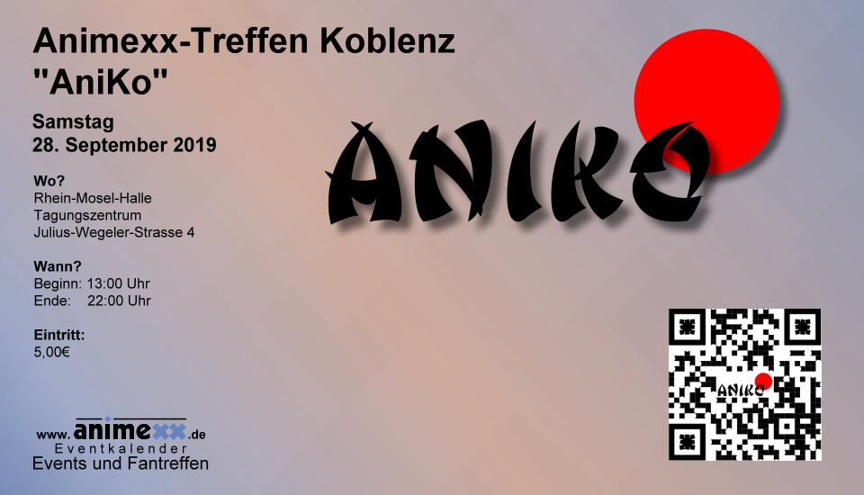 Das #Animexx Treffen in #Koblenz - #AniKo - findet am 28.09. zu gewohnter Zeit in der #RheinMoselHalle statt. Auch dieses Mal wieder mit Bring&amp;Buy, <a href="/MangaMafia_de/">Manga-Mafia.de</a> , Gamesturnier, Just Dance und natürlich den Werwölfen von Düsterwald am Abend
desu.de/w-PRlju #AnimexxEvent