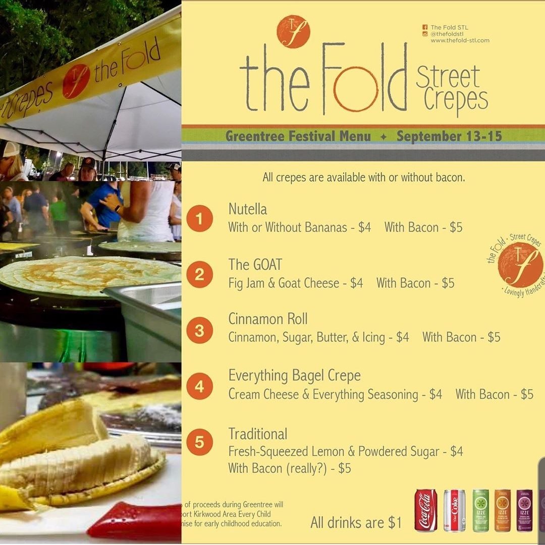 We hope you had as much fun as we did on Greentree’s Opening Night. Thanks for keeping us busy. Don’t forget that we open at 9am on Saturday, an hour before the parade starts!

 #crepesforbreakfast #greentreefestival #thefold