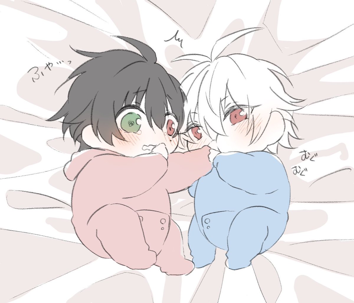 幼児化 乳児化 芋米トイのイラスト