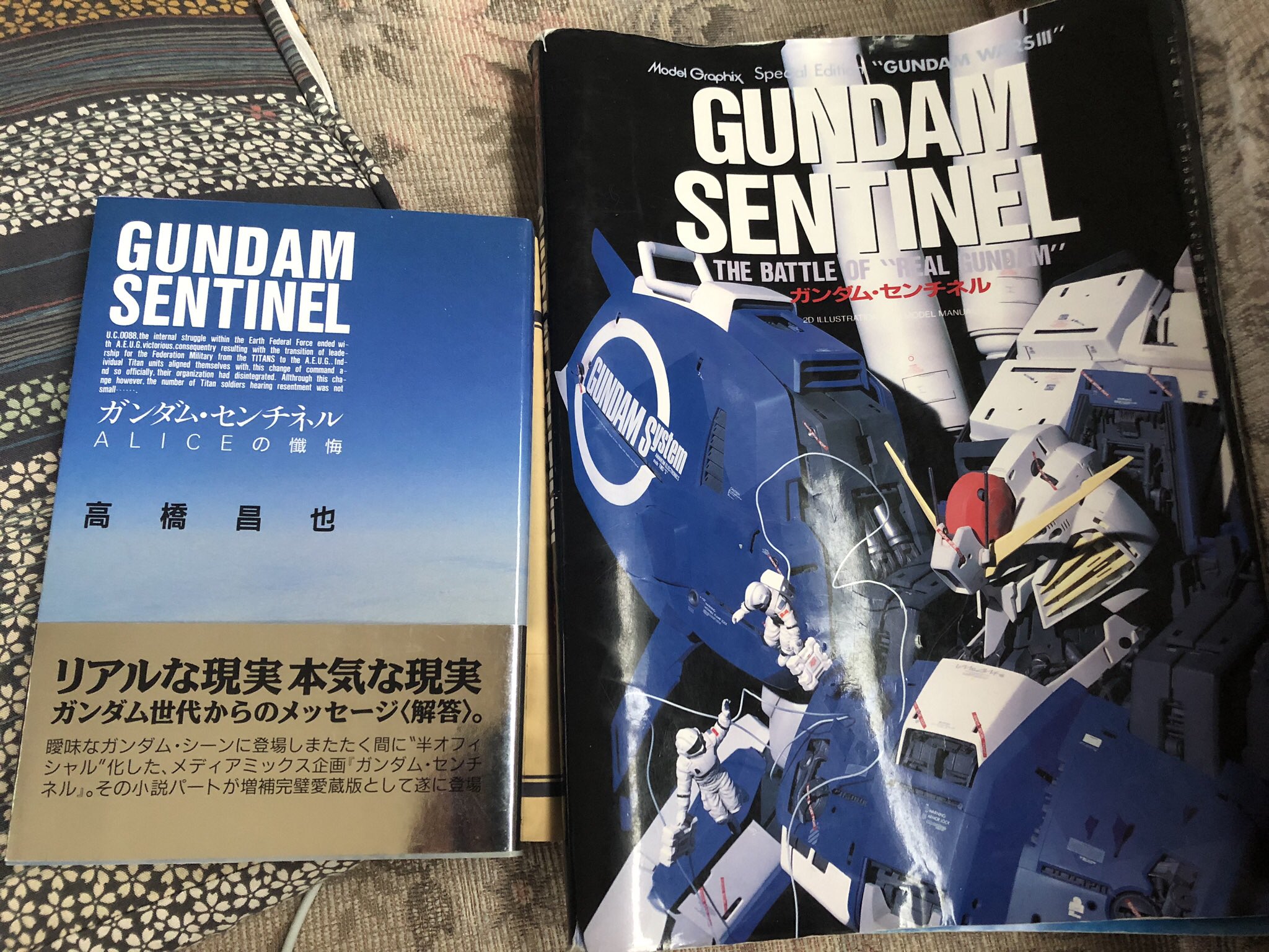 蕎 麦 Sガンダムについて知りたい人はこの2冊 左がガンダムセンチネル Aliceの懺悔 ガンダムセンチネル の完全版シナリオ小説だ Aliceが産まれ 生き 死ぬまでの全てがわかる 右がガンダムセンチネル 登場機体解説が全て載ってる こっちにも簡単 蕎 麦 Sガンダムについて知りたい人はこの2冊 左がガンダムセンチネル Aliceの懺悔 ガンダムセンチネル の完全版シナリオ小説だ Aliceが産まれ 生き 死ぬまでの全てがわかる 右がガンダムセンチネル 登場機体解説が全て載ってる こっちにも簡単