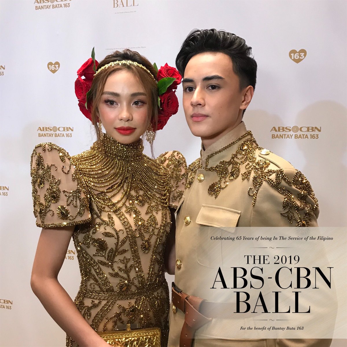 myxglobal's tweet photo. . @maymayentrata07 and @Barber_Edward_ at the #ABSCBNBall2019 https://t.co/pG5mR589MT