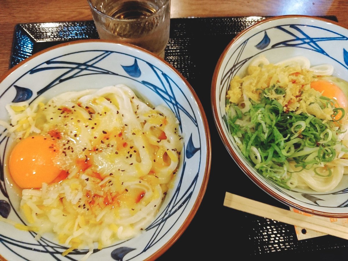 ricecake_cheese's tweet photo. チーズ釜玉うどん
丸亀製麺
#みさもち食日記

釜玉注文したらもう一杯無料ということで2杯食べた笑
チーズ釜玉うどんカルボナーラ風になって美味しかった～！
先に釜玉うどん食べてしまったからチーズがしつこくなってしまった笑 https://t.co/QpnvkFddLw