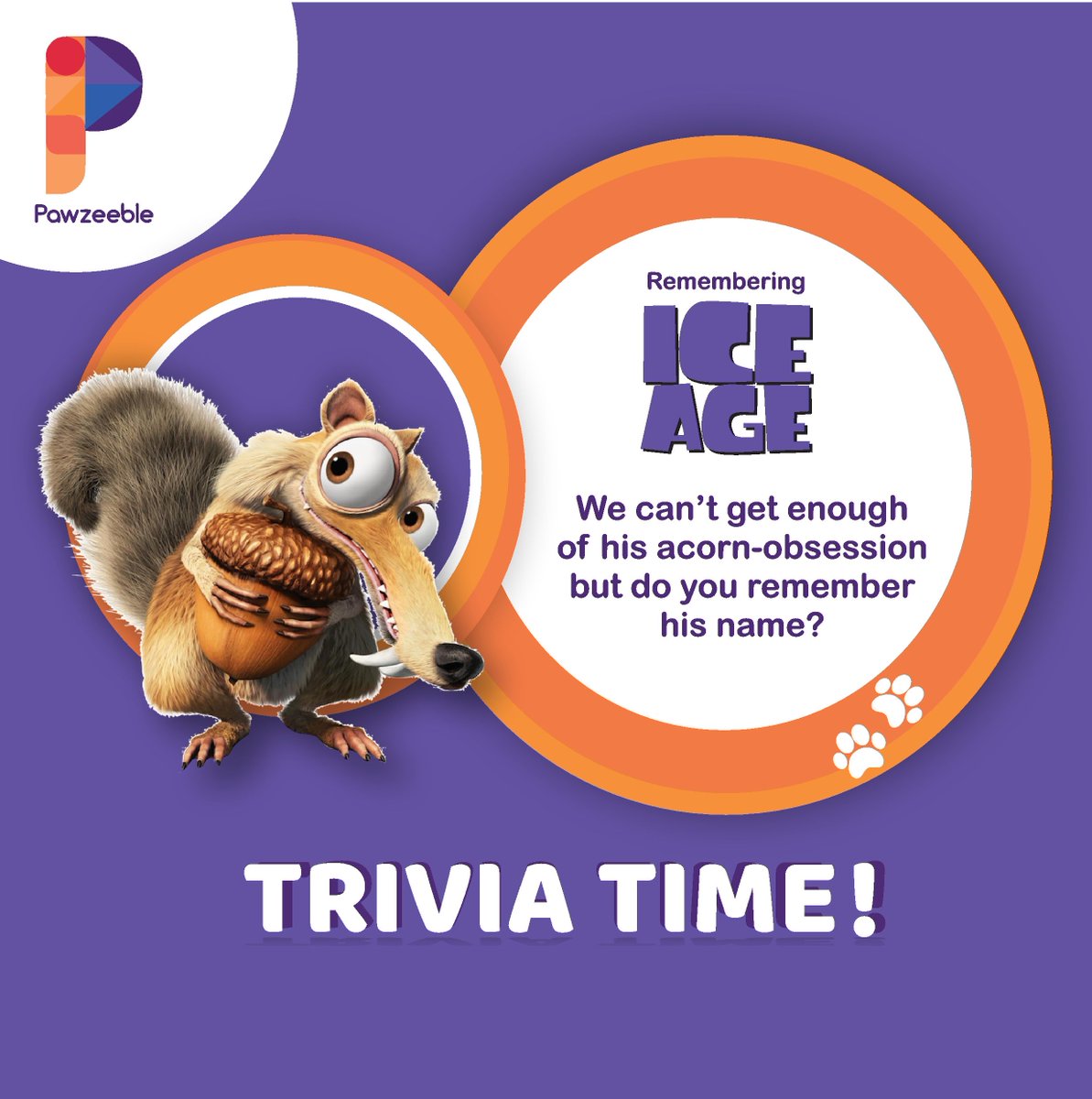 pawzeeble's tweet photo. #contestalert

And here comes the last question of the series:

Do you remember this Squirrel-rat from 'Ice Age'? If yes tell his name. 

#contests #ContestofChampions #QuizKnock #Contest #Quiz #contestentry #sweepstakes #giveaways #win #PlayToWin #giveaways #giveaway #IceAge https://t.co/KSokh1Newn