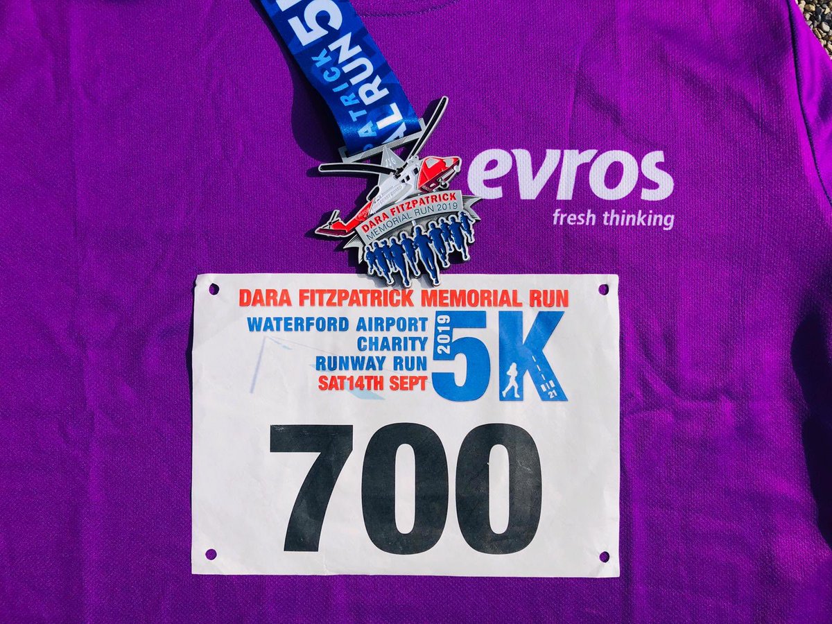eirevotalent's tweet photo. Well done to the #Evros & #itContracting Waterford gang on completing this year's Dara Fitzpatrick Memorial Run 5km at Waterford Airport! https://t.co/G1qRUTIAYM