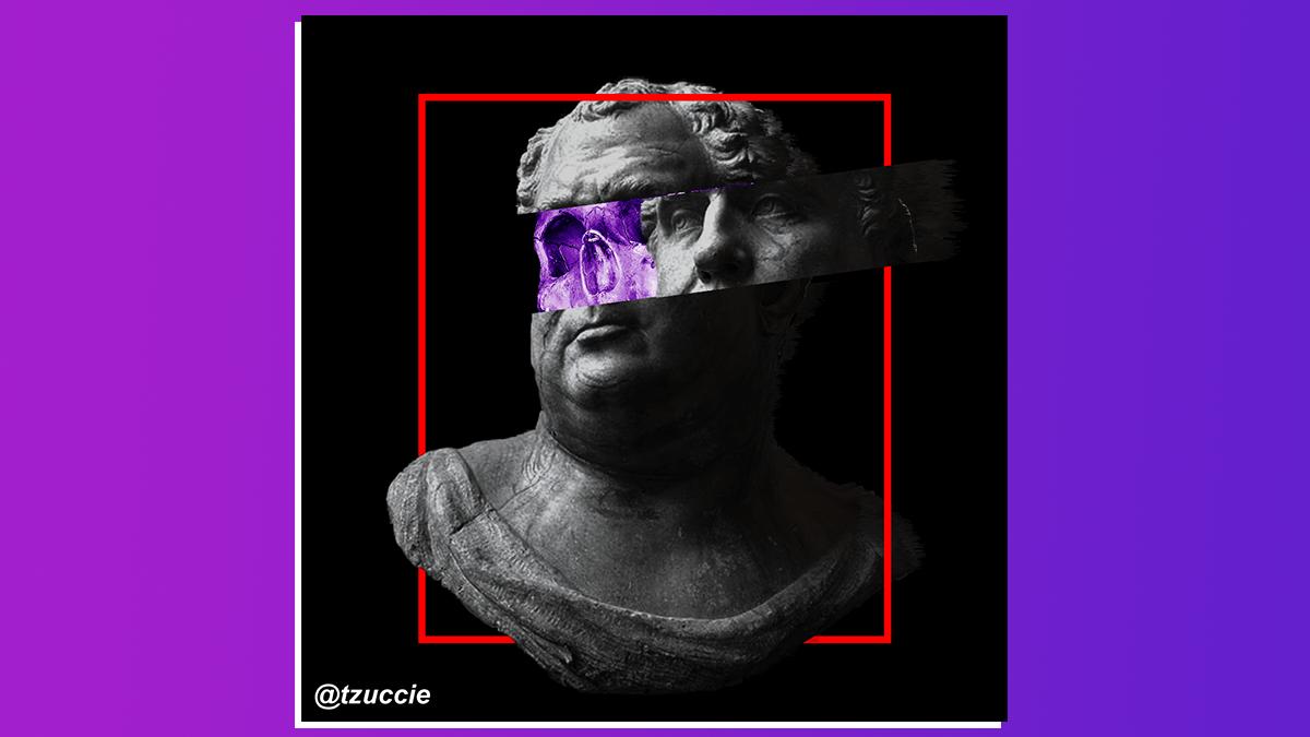 tzuccie's tweet photo. #aesthetic #poster #GraphicDesign #vaporwave #aesthetic #aesthetics #photoshop #art #statue #slice #sculpture #edit #skull #eskeleton https://t.co/7slEupekdJ