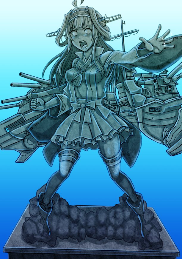 تويتر 香月 على تويتر 女性キャラ石化絵 T Co Brqxp9ansq ご依頼いただいて描きました 艦これの金剛の石化絵です 艦娘は密かに描いてみたいと思っていましたが自分で描くとなると艤装や衣装の難しさからついつい作画が簡単な題材に逃げてしまいがちなので