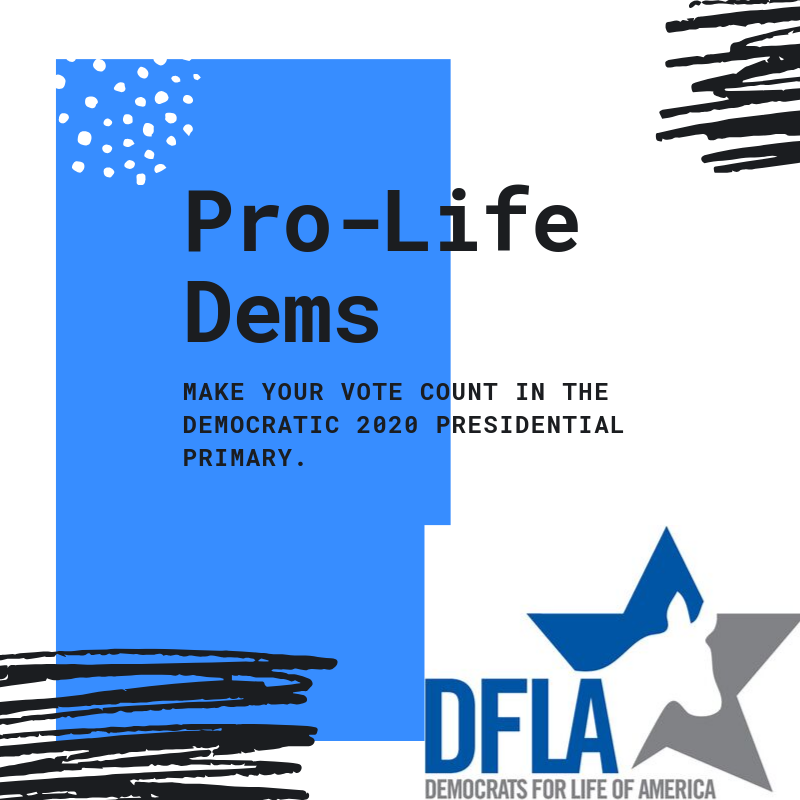 ProLifeDem's tweet photo. Pro-Life Dems! We need to make our votes count in the 2020 Presidential Primary &amp; united front to send a message. @TulsiGabbard is the ONLY 2020 Candidate who has come on in opposition to third-trimester abortion.  ALL 2020 Candidates on stage Thursday support abortion to birth. https://t.co/KVKIQy09E8