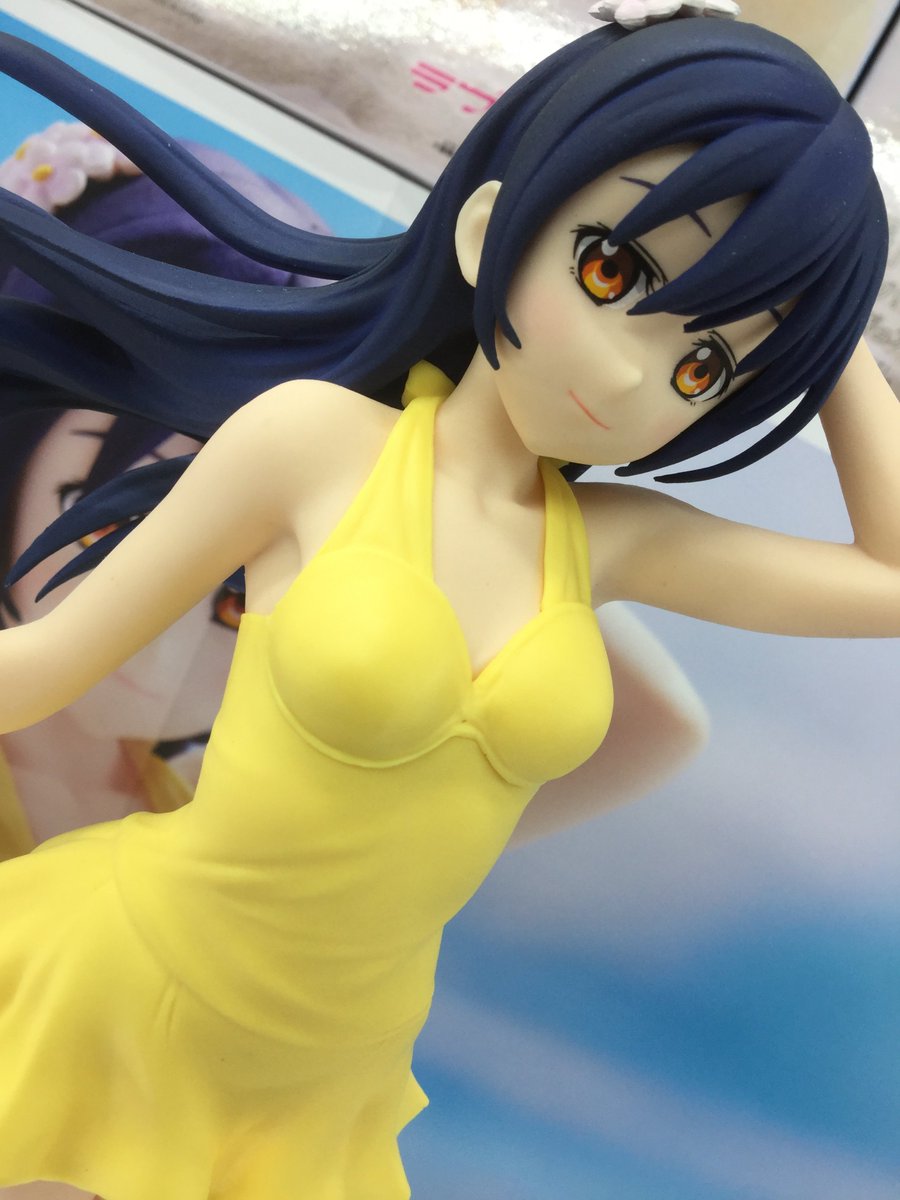 セガ水戸南 No Twitter 入荷情報 ラブライブ Exqフィギュア 園田 海未 9周年を迎えるラブライブ シリーズからm Sの海未 ちゃんがexqフィギュアで登場 ビタミンカラーの水着に風になびくロングヘアーが印象的な逸品です W b ラブライブ 園田