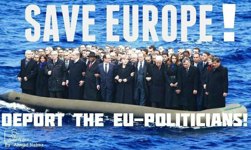 nihilistos's tweet photo. @seby_perez @SINDO56027912 Que majos los refuchís. Habría que colgar a los políticos europeos que han colaborado con la invasión islámica del Nuevo Orden Mundial #NWO. Sin ellos, no hubiera sido posible. https://t.co/fW8MmCOk91