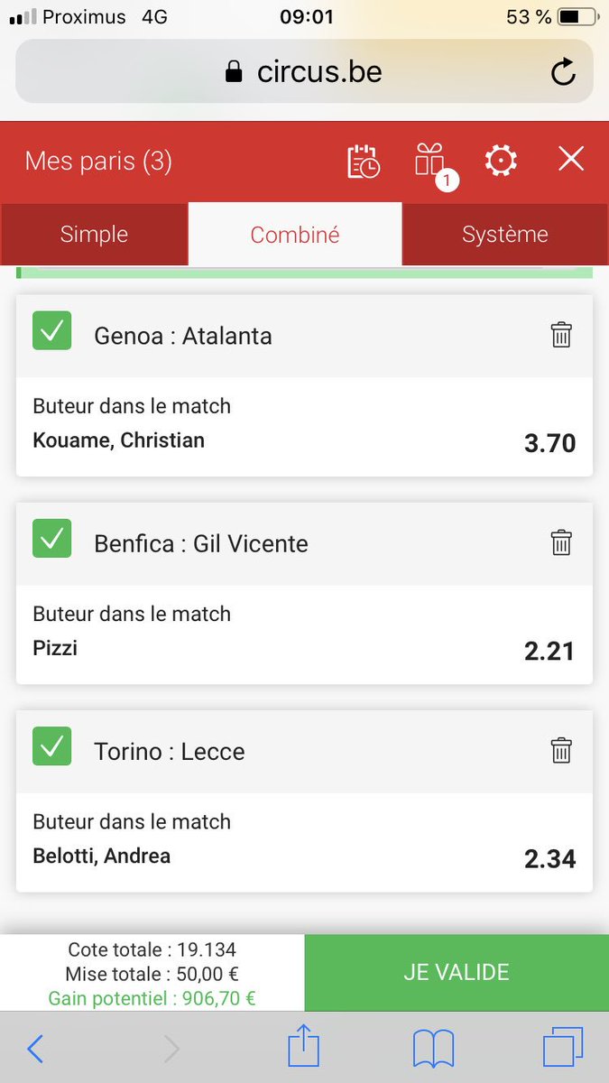 MarioMilano17's tweet photo. Je pose ca la @pronostiqueuses @MlleCoco63 @nou_pronosoft @GabeyProno @MightyProno https://t.co/Fv0w0R8Kln