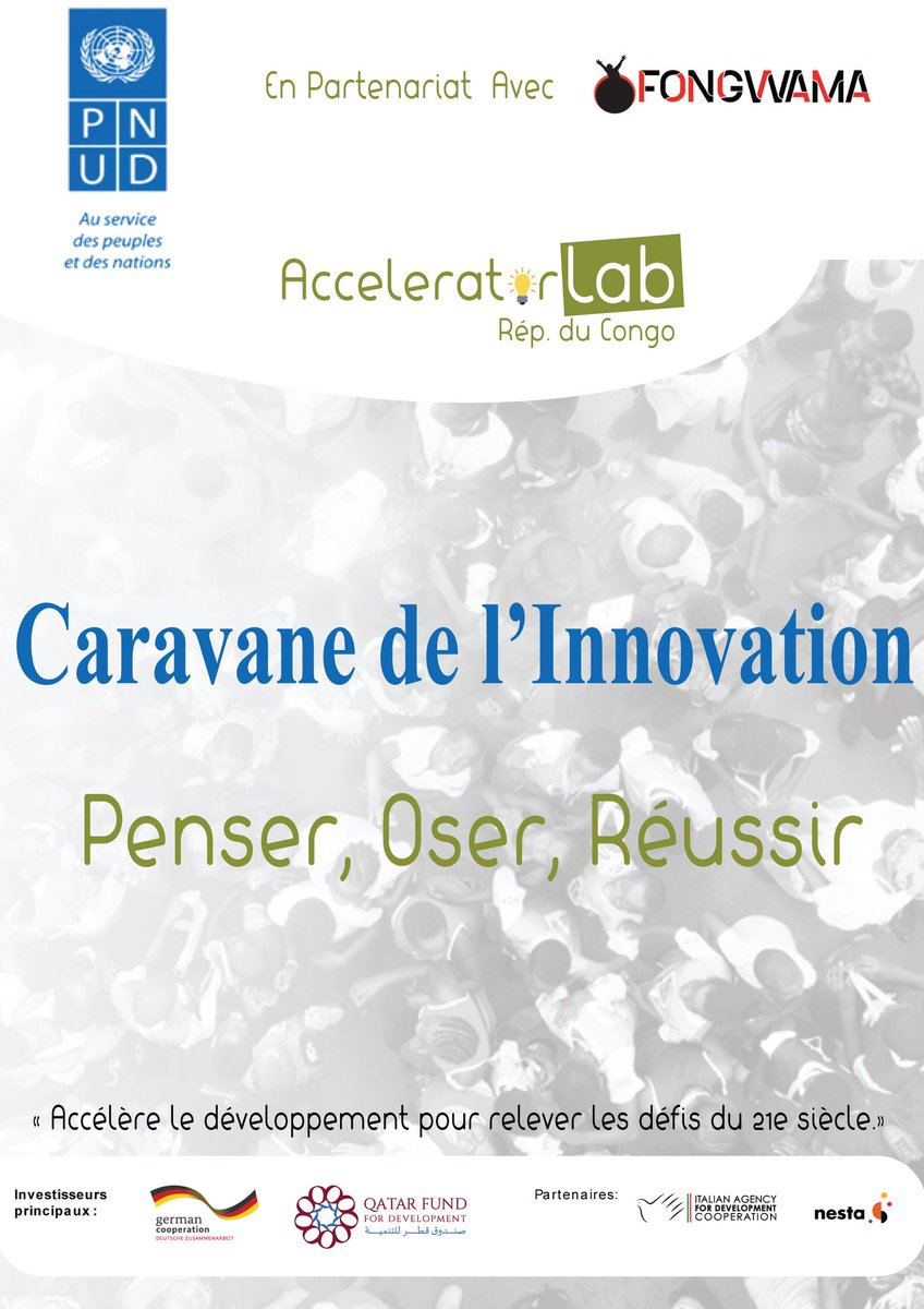fongwama's tweet photo. La caravane de l'innovation est un projet du @PNUDRepduCongo en partenariat avec #Fongwama qui a pour but la cartographie des innovations et innovateurs du Congo.

cc @UNDPAccLabs
@UNDPAfrica

#LabCongo #PNUDCongo #acceleratorlab https://t.co/t7llvI06IH