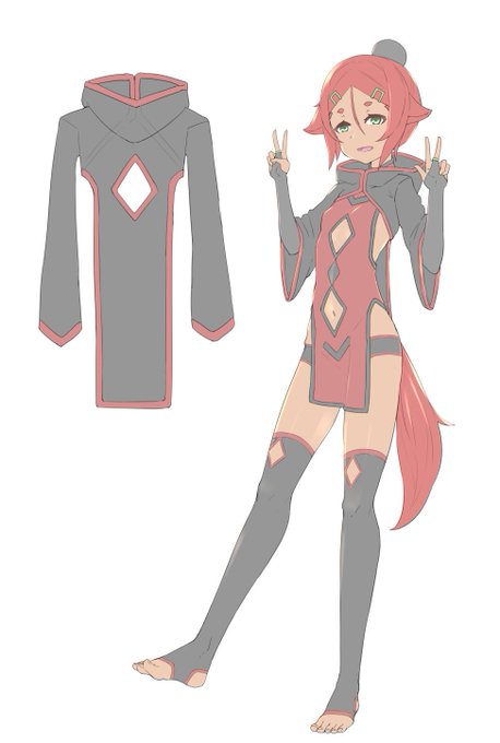 下半身の防御力上げた、下着はスパッツか、めくらないと見えないタイプでもいいかもしれない( ˘ω˘ ) 