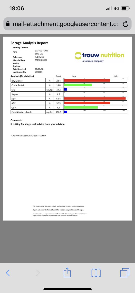 DafyddJonesBSc's tweet photo. A little experiment I carried out last year, mid October.  Comparing set stocked grass vs rotational grass on the same farm. No difference in inputs or soil values. #rocketfuel #managementiskey #grazinggrass #grasstomeat #rotationalgrazing https://t.co/L79ybc9bm1