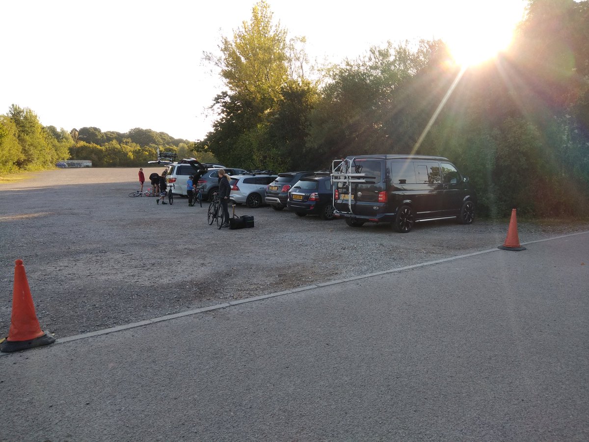 First arrivers in pole position for the CX at the Bowl today