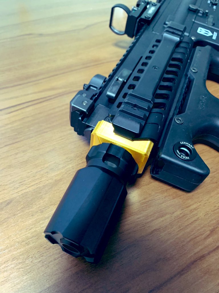 Toy Ta Da コンパクトなトレーサーだけどデザインがブラストシールド調でええ感じ サバゲー 電動ガン M4 サバイバルゲーム