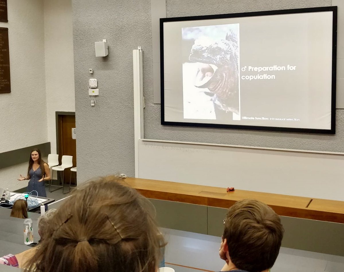 Matilda_Brindle's tweet photo. Really enjoyed presenting my PhD research on the evolution of #PrimateMasturbation at the #DynamicEarthDTP conference this week! The best part was catching up with the best cohort (3, obviously), who absolutely smashed it left, right and centre! ๐ https://t.co/p4m0BEKPwM