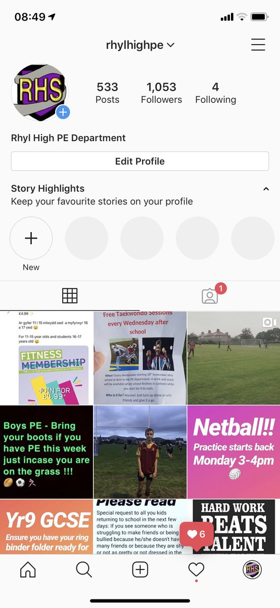Rhyl High PE tweet media