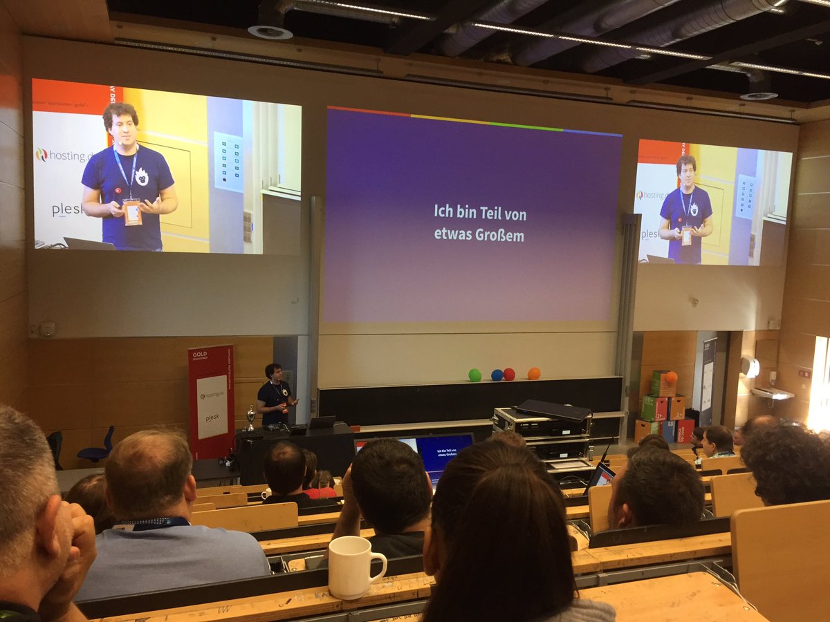 a_fusion's tweet photo. @SniperSister bei einer sehr ergreifenden Keynote. Gänsehautmomente am Tag 2 des JommlaDay Deutschland.
#jd19de #joomla https://t.co/MRYZj3lhy7