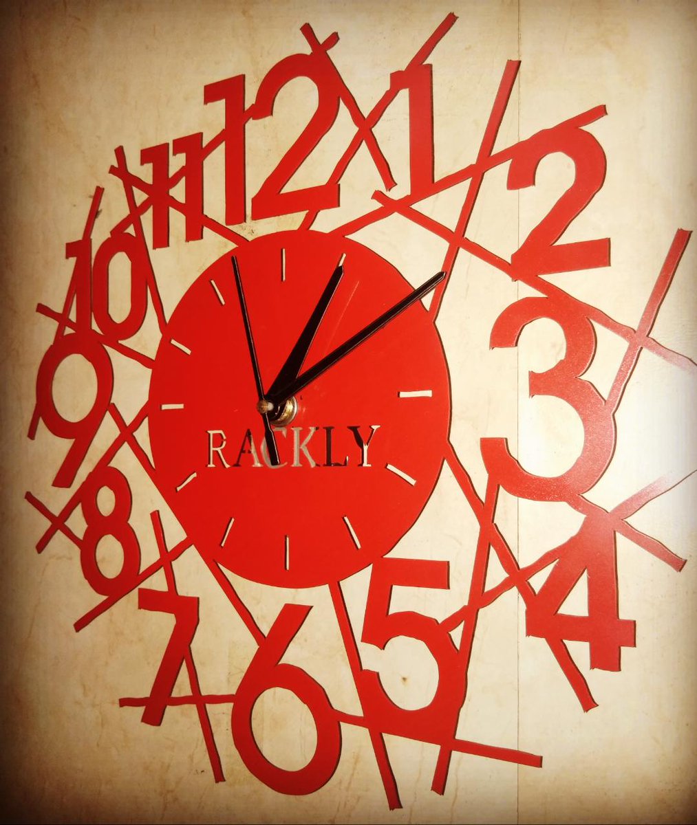 RacklyCraft's tweet photo. #racklycraft wall metal clock art #customised solutions.. #rackly https://t.co/4HNTg4nu7p