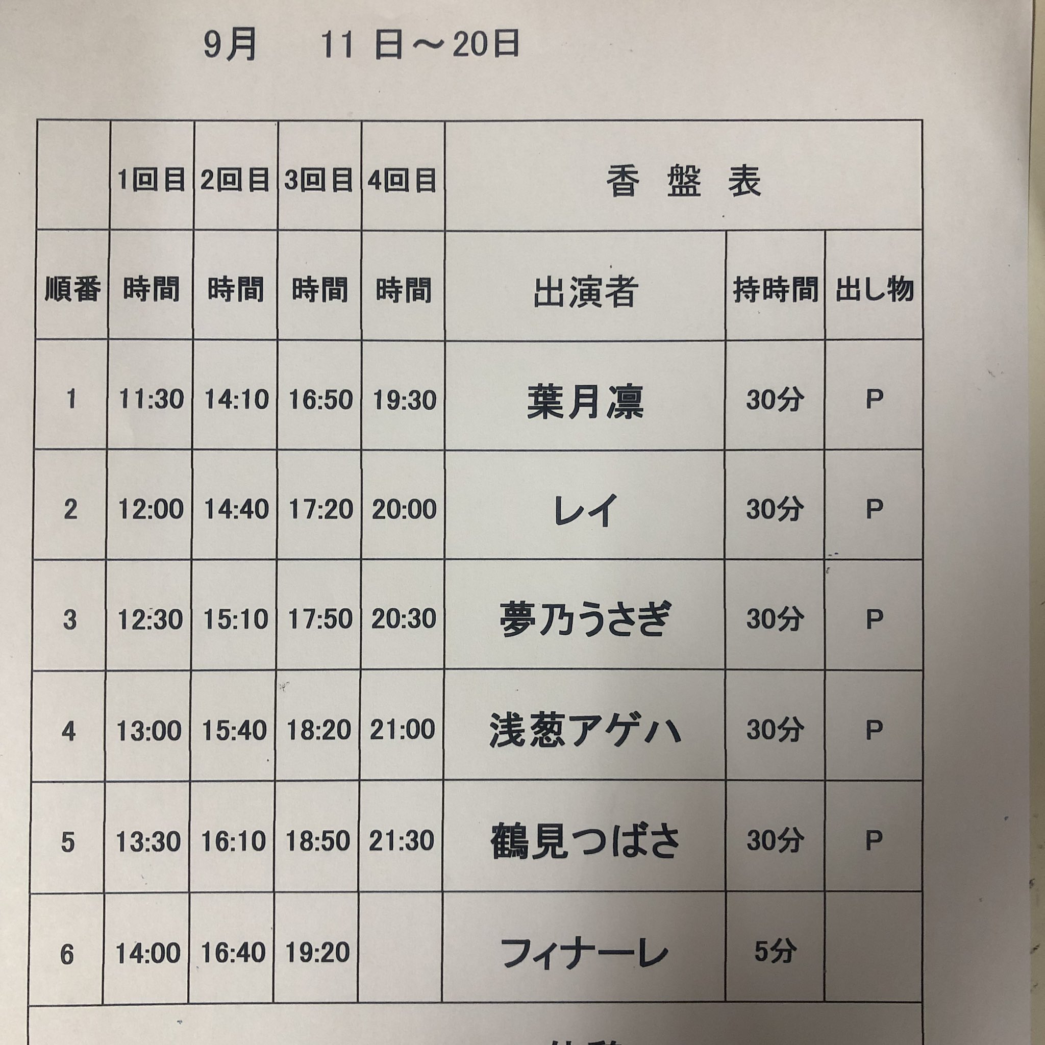 DX東寺素人大会  / X