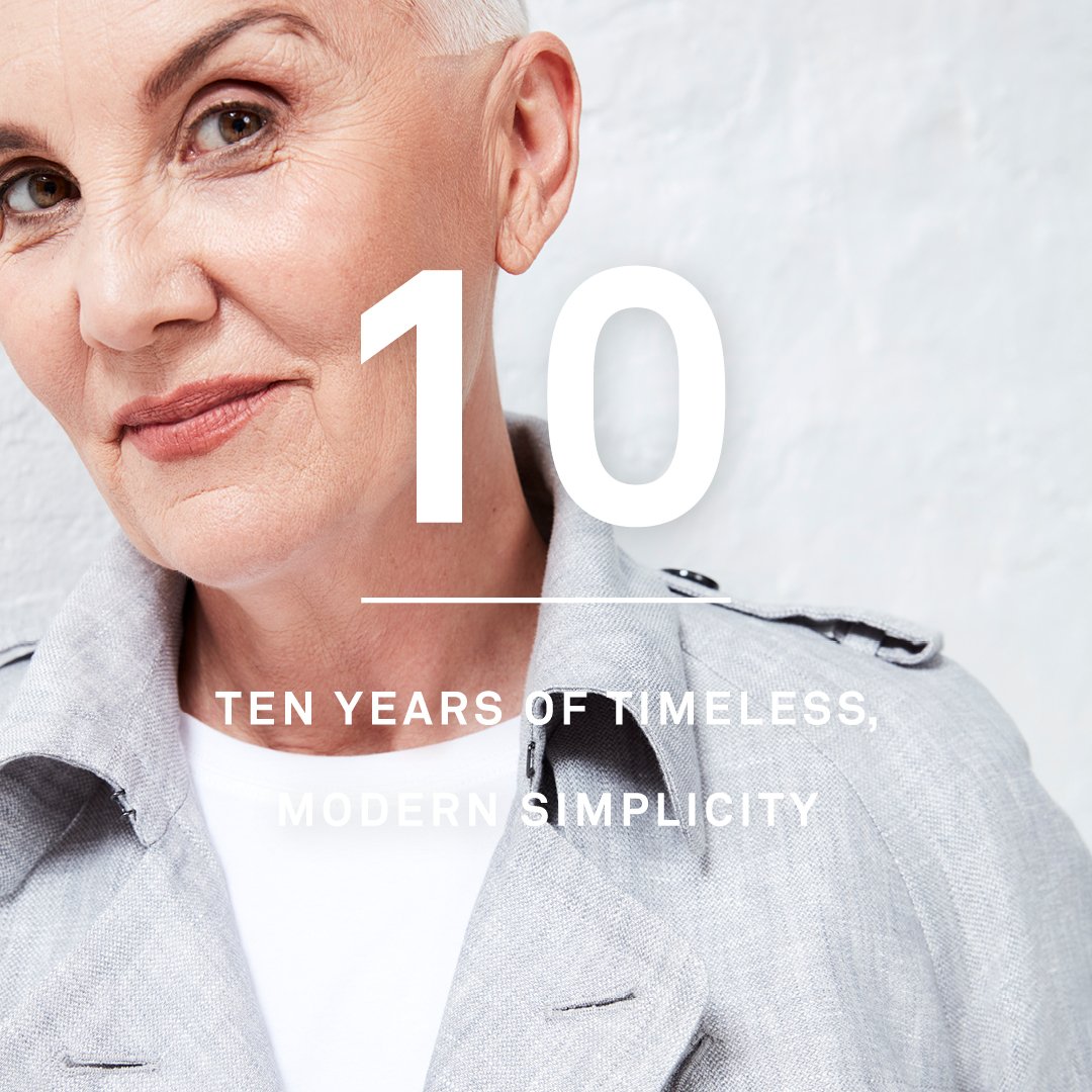 WOOLWORTHS_SA's tweet photo. "The very definition of timeless style implies an ever evolving sense of self, following your instincts and understanding that age is irrelevant" @jackieburger wears our @Trenery debut collection #10yearsoftimeless #trenerystyle > https://t.co/89yx3mAZX3 https://t.co/zuhmqPrWU6