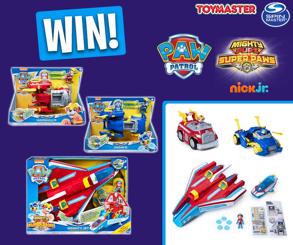 🐾COMPETITION TIME!🐾
Calling all #PawPatrol fans! For your chance to WIN a Mighty Jet Command Centre &amp; Marshall and Chase's Powered Up Vehicles (courtesy of <a href="/SpinMaster/">Spin Master</a>): #FOLLOW Toby TM #LIKE and #RT! Winner chosen 2pm Monday 16th September. UK &amp; ROI only.