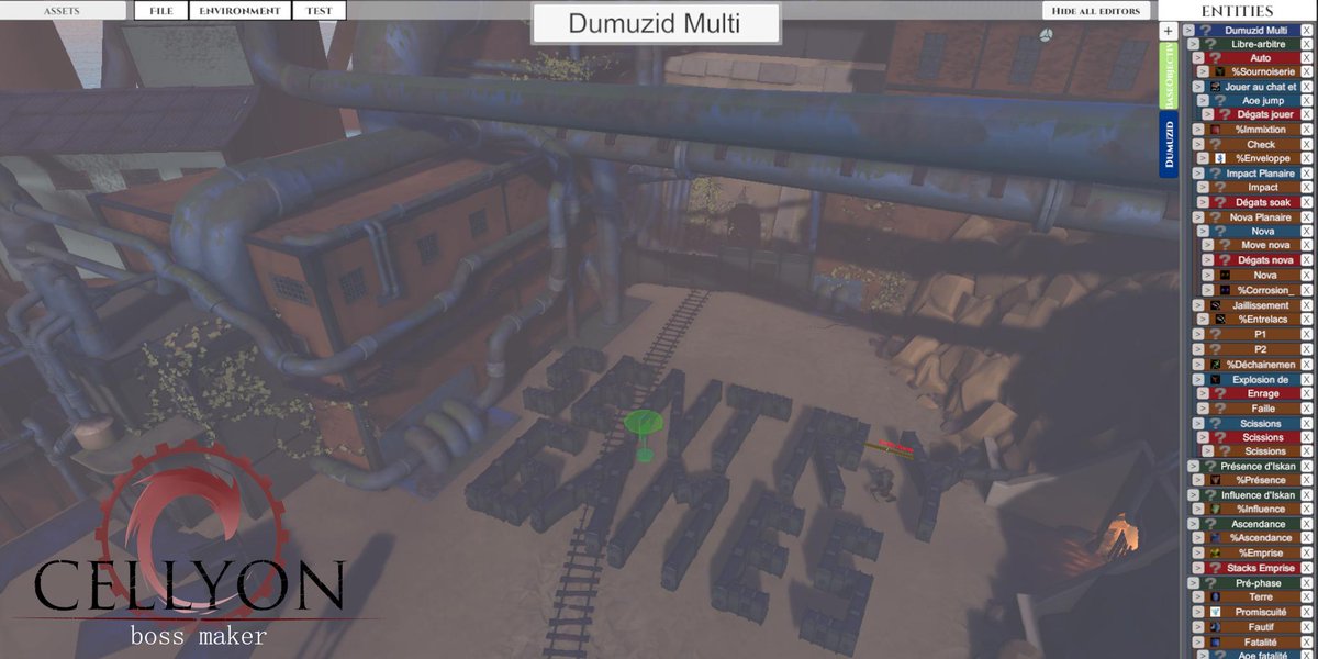 SentryGamesTM's tweet photo. Quick peek into the editor version of the fight against Dumuzid.

Those tabs on the right are all the different spells, and you can also set up the arena any way you want. 😎

Steam: https://t.co/Coo3tybeXX

#DIY #BossMaker #indiegames #screenshotsaturday https://t.co/wO2NkgmKog