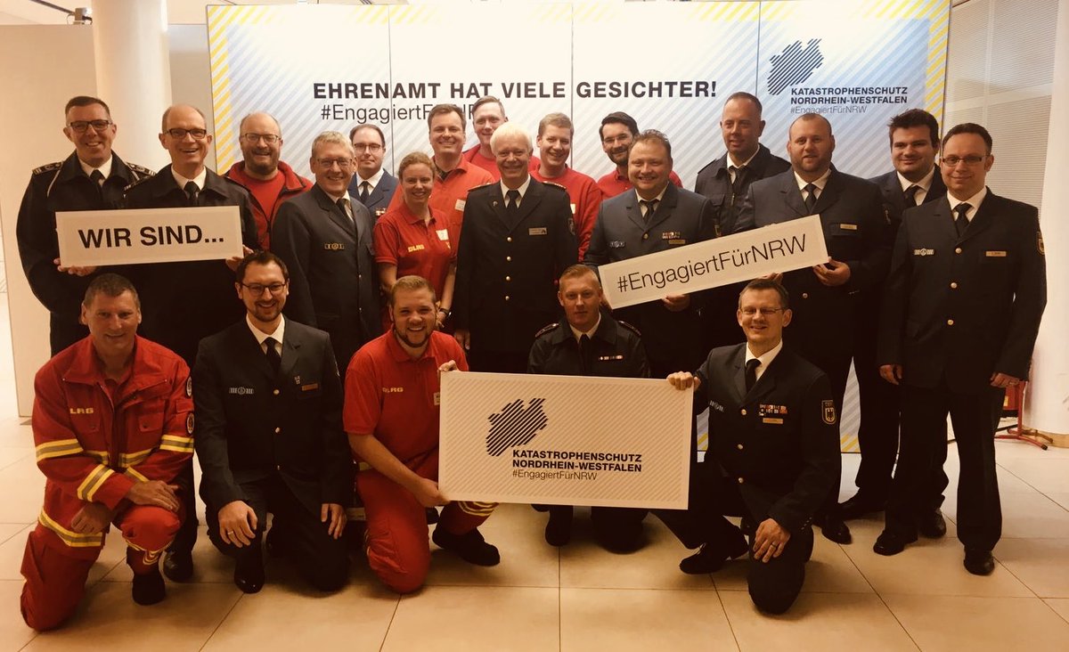 Gemeinsam aus und für Essen, #EngagiertFürNRW, #DLRG, #FeuerwehrEssen, #THW