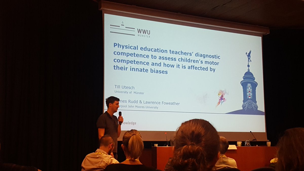Highly interesting presentation by <a href="/TillUtesch/">Prof. Dr. Till Utesch</a> on bias within motor skill judgement. Although skill judgements are made, other judgements are also being made such as gender and skin colour. Work now being done to try to minimise these other judgements.
<a href="/IMDRC_MotorDev/">I-MDRC</a>