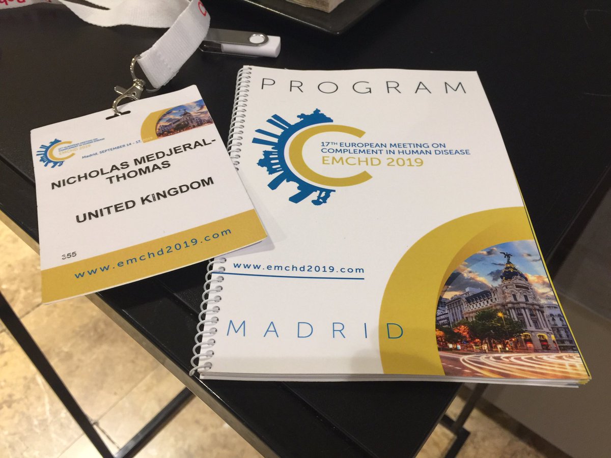 Thrilled to attend this complement-fest. #C3G satellite meeting today promises novel insights and productive discussion (and my lightning C3G immunostaining presentation!) watch this #EMCHD2019 space complephiles!