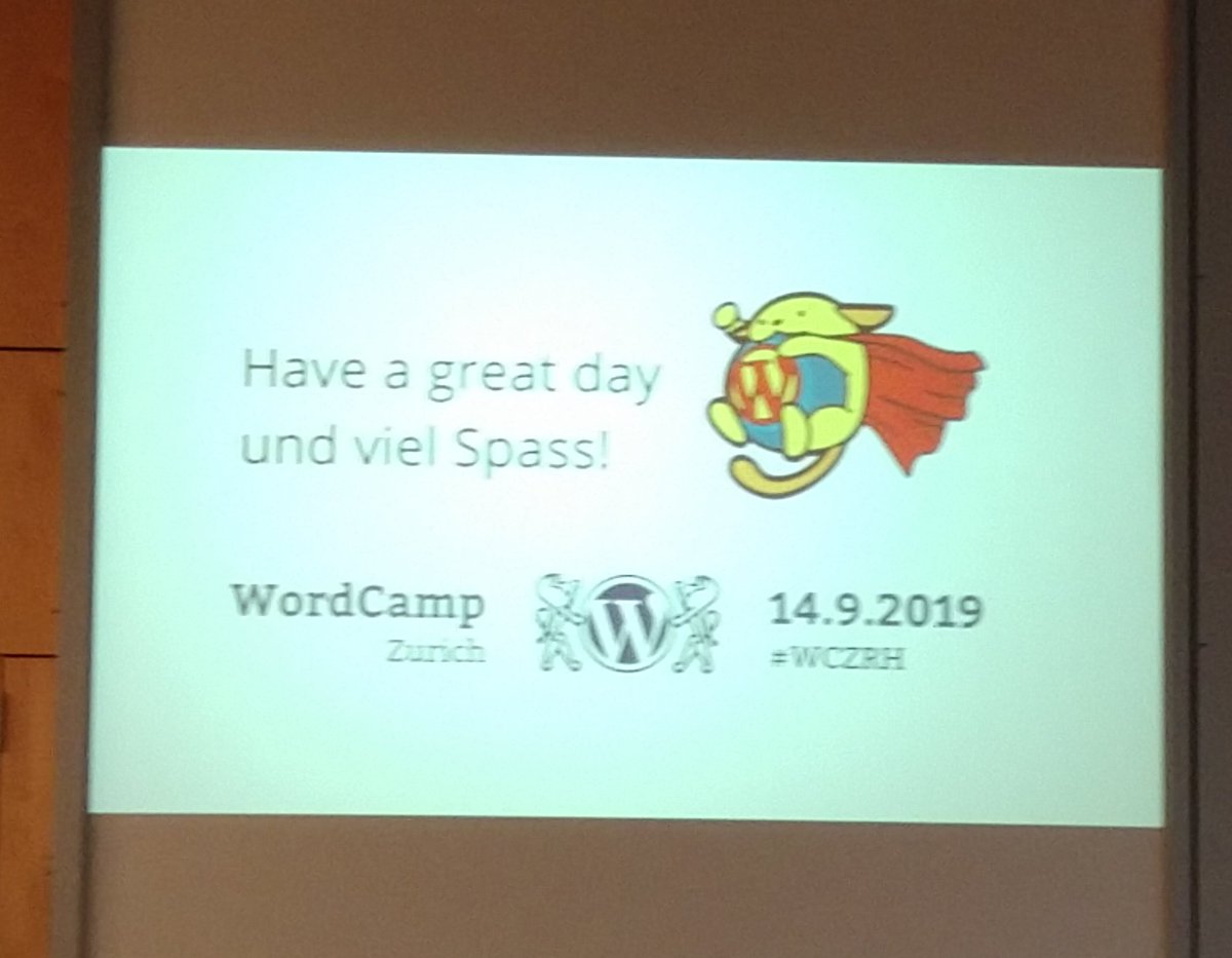 Does this #wapuu look familiar? I am happy that the <a href="/WordCampWue/">WordCamp Würzburg</a> superhero is helping in other WordCamps. #WCZRH