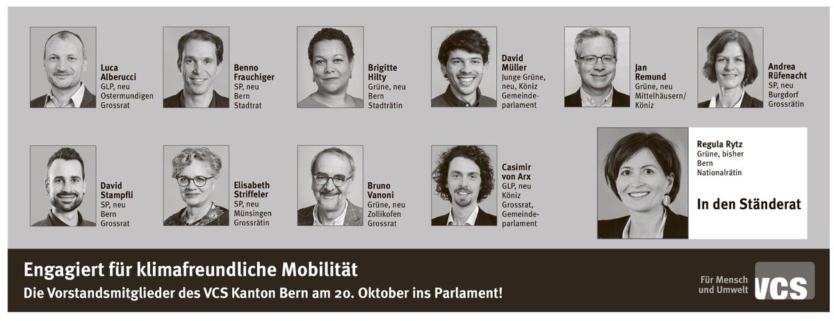 Herzlichen Dank für die Wahlempfehlung, @VCSBern!

#wahlch19 #wahlen19 #vcsbern #klimaschutz #sozialundökologisch #ökosozial <a href="/verkehrsclub/">Verkehrs-Club der Schweiz</a>