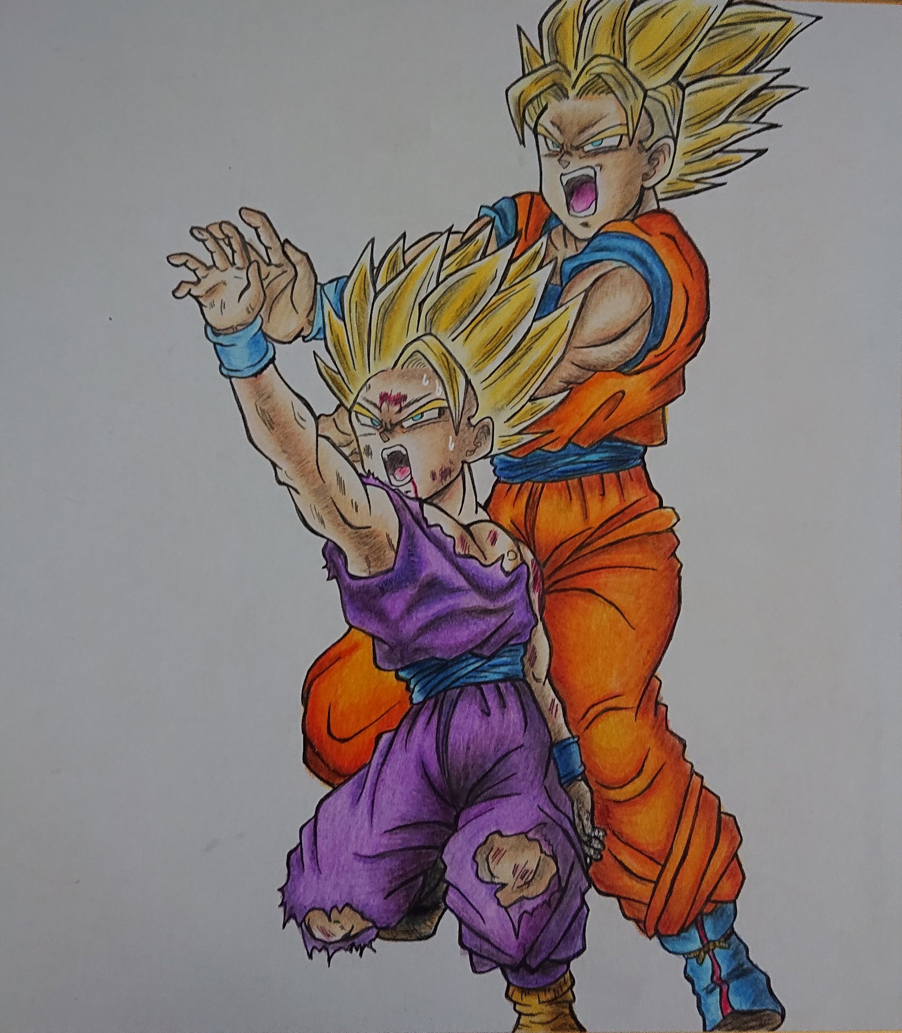 送料無料 新品 美品 ドラゴンボール 悟空 悟飯 かめはめ波 ドラゴンボール