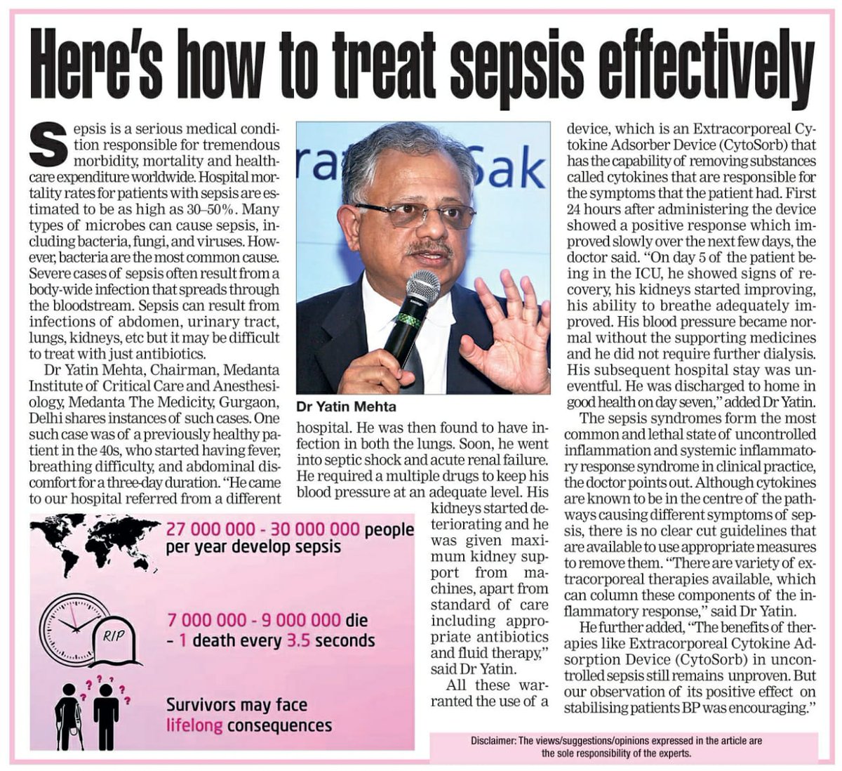 Bioconlimited's tweet photo. #Read these #informative articles on how severe #sepsis was effectively treated by renowned doctors. In every case Extracorporeal Cytokine Adsorption Device (ECAD) proved to be crucial in saving a patient life. #SepsisAwareness #WorldSepsisDay #BeSepsisAware https://t.co/5r11VwjUfz