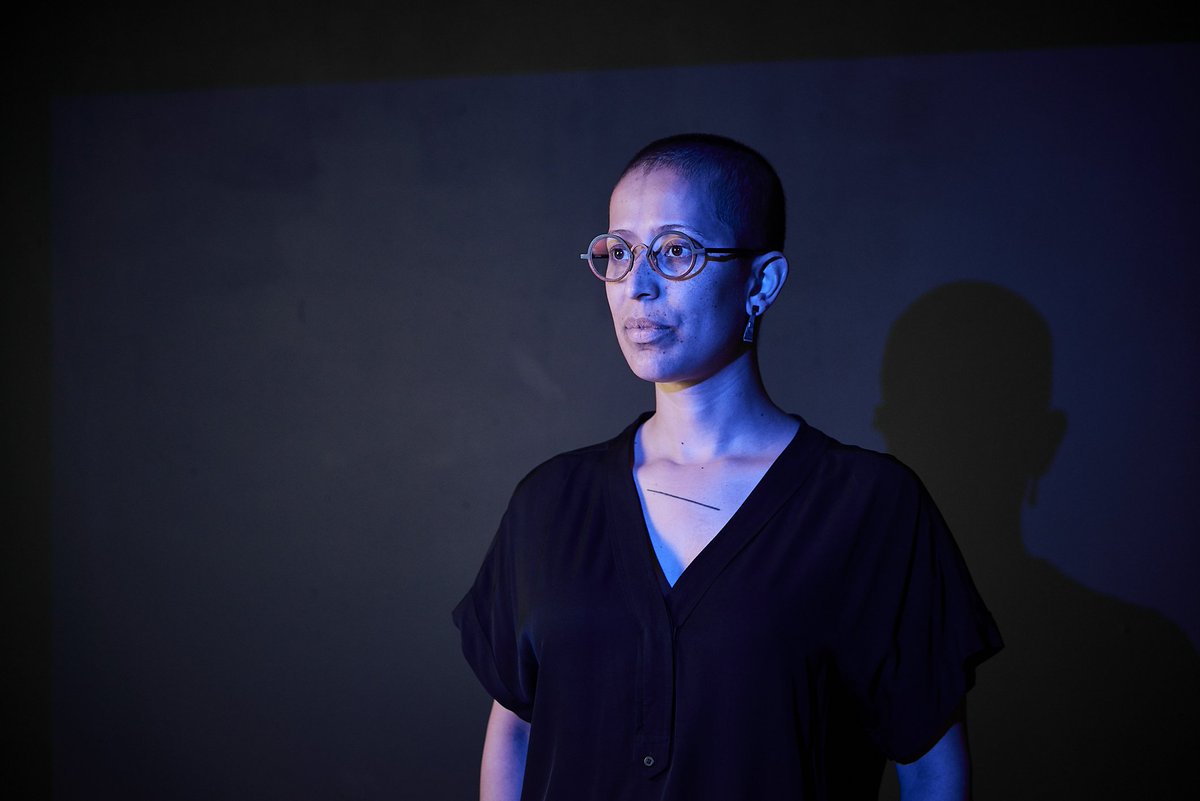StandardBankArt's tweet photo. We're at the Standard Bank Art Gallery until 13:00 with #GabrielleGoliath. Join us for a panel discussion about her current exhibition, #thissongisfor, that ends today, hosted by @DanielleBowler including @KevalHarie, BUJIN and Dr @SameMdluli. #AfricanheART https://t.co/PN54QsD1uR