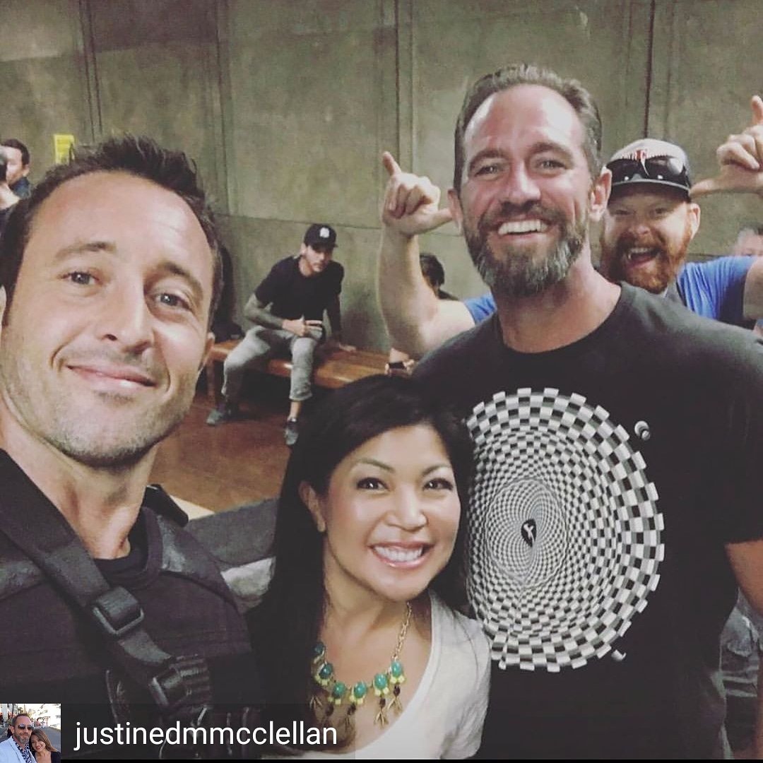 H50Europe's tweet photo. Reposted from @justinedmmcclellan - Marc’s 2016 Throw Back #h50 #AlexOLoughlin #stevemcgarrett #h50bts #marcamcclellan ❤️💋👍💯🤙 https://t.co/mk4H5hYCLb