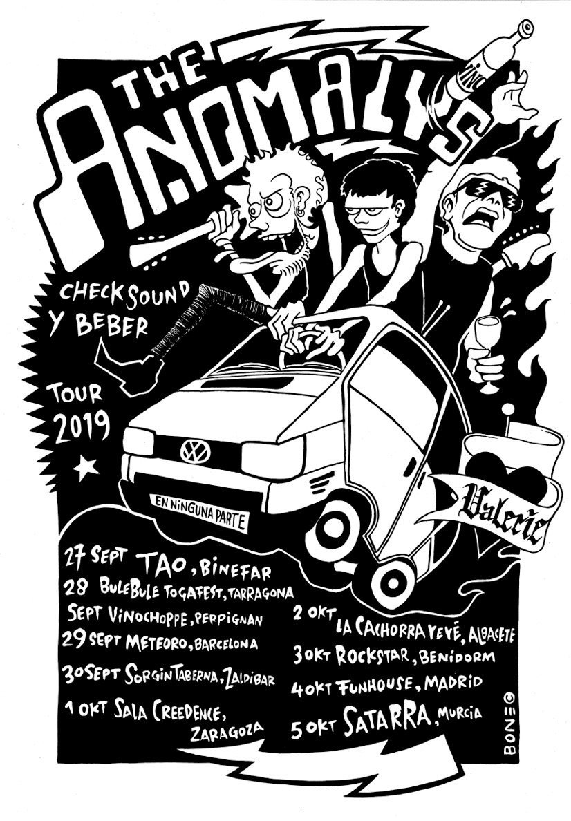 The Anomalys on tour this october!!!.
#rock #punk #rockabilly #tours #netherlands #TheAnomalys