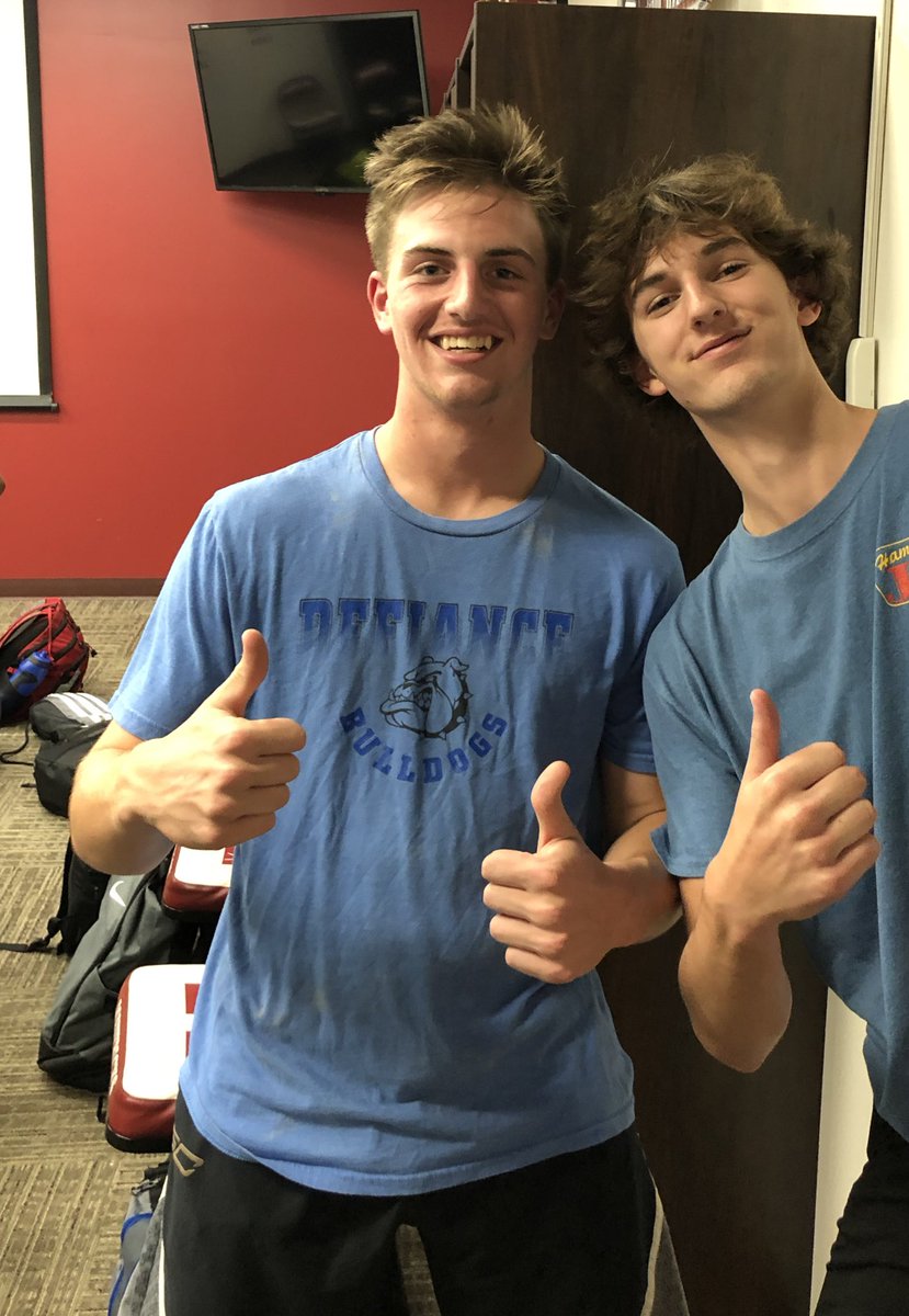 Milford1Hoops's tweet photo. Representing @jack_vandy2 and the Defiance Bulldogs at fall workouts yesterday! Have a great senior year Jack. https://t.co/r8nAdiU0Tv