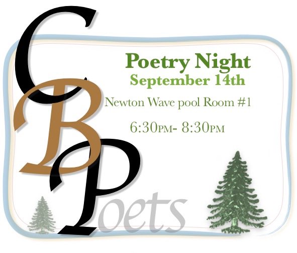 GroveFriends's tweet image. It’s Monthly poetry night again!
Saturday 14th 
6:30pm - 8:30pm
In the Newton Rec Center Room #1.
     
---
Reminder- the next poetry book theme will be 
‘ Fall &amp;amp; Poets ‘
Submissions due by September 30th

Send your poems to 
cedarbark@friendsofthegrove.ca