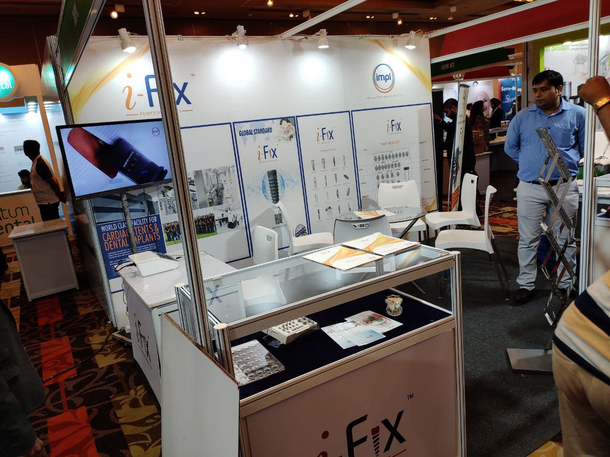 iFiximplants's tweet photo. Day 1
All set to showcase i-Fix - India’s 1st Indigenous Implant with US Patent at #AOIConference2019.
#IMPL welcomes you all to visit our booth S 30 &amp; 31 to know more about the #iFix  
https://t.co/zUumztbelj
#silversponsor #impllife #dentalimpants #Madeinindiafortheworld https://t.co/KBRmSxyi1R