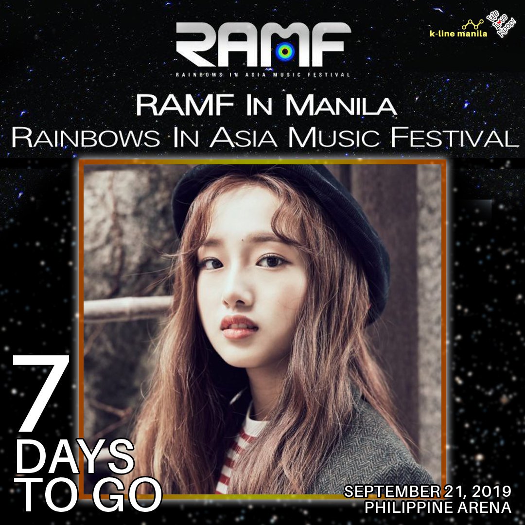 klinenewsph's tweet photo. [#RAMFinMANILA] We're exactly one week away 'till #RAMF2019KpopConcert 

By TV Chosun Korea

@cathy_vi @sugicabalu1 
#KRIESHACHU #크리샤츄 https://t.co/gR3sc9Q7My