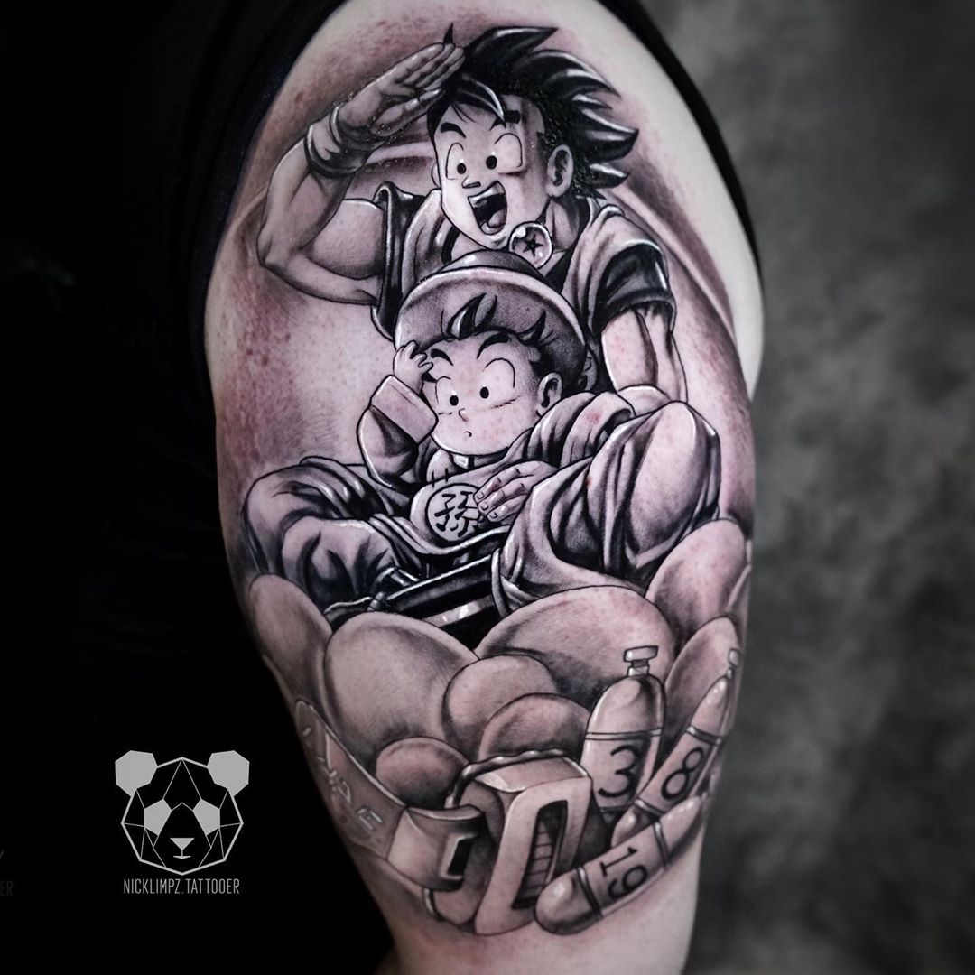 Killer Ink Tattoo On Twitter Goku Gohan By Nick Limpens With Killerinktattoo Supplies Killerink Tattoo Tattoos Bodyart Ink Tattooartist Tattooart Blackandgrey Blackandgreytattoo Dragonballz Dbz Https T Co Dnsb0hfros