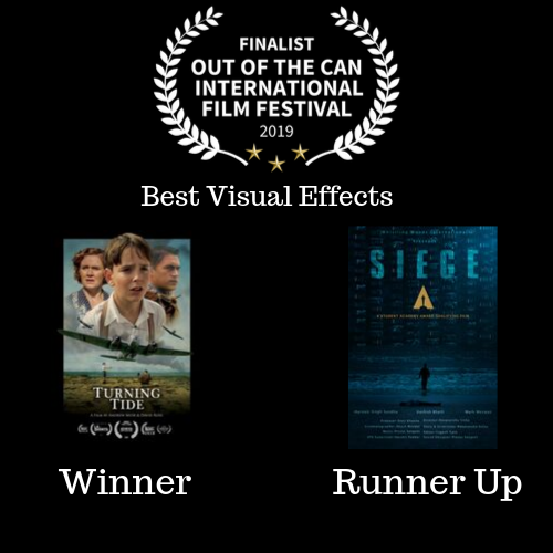 Best Visual Effects Winner is <a href="/TurningTideFilm/">Turning Tide</a> by Andrew Muir Runner Up SIEGE by Deeptanshu Sinha