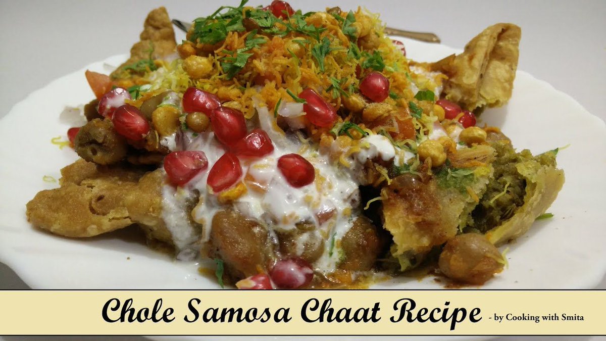 CookingwidSmita's tweet photo. छोले समोसा चाट | Chole Samosa Chaat Recipe
Video Recipe (Hindi) - https://t.co/gghKwN7B9M
#Samosa #Chaat #Recipe #Snack #CholeSamosa #SamosaChaat https://t.co/s18iRSt6HB