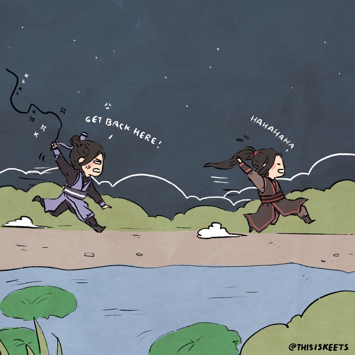 thisiskeets's tweet photo. Amidst all the mooncakes, another full moon rises. 🌝 

#mdzs #MoDaoZuShi #jiangcheng #weiwuxian #魔道祖师 https://t.co/jbsJbxGLUa