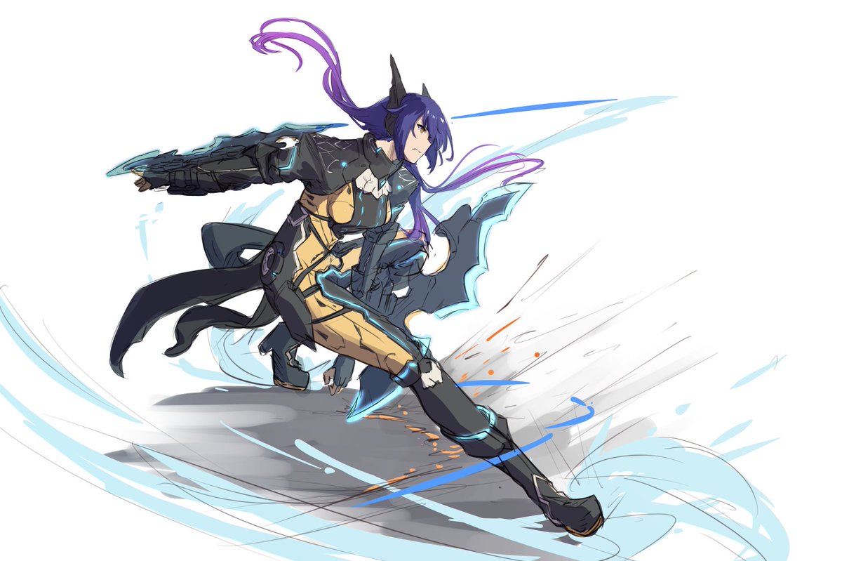 ビタミンb 7 防災道具の準備を 戦闘アニメーションのワンカットシーンみたいでカッコいいですね Tダガーファイターのクーナらしい素早くかつダイナミックな動きで迫力のあるイラストですね ﾟwﾟ