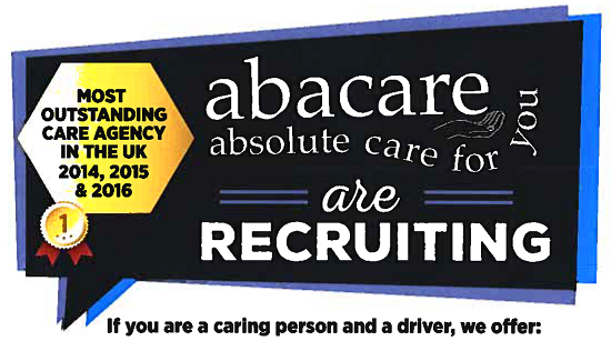 JCPinNWWales's tweet photo. Recruiting!  @visitabacare are looking for Care Workers/Assistants on #Anglesey | Interviews to be held in #Holyhead Jobcentre Thursday 19 September  2019 2pm - 4.15pm Book your slot today call 01407 602522  https://t.co/W9WTk1fBCs https://t.co/zLcBTkmcoW